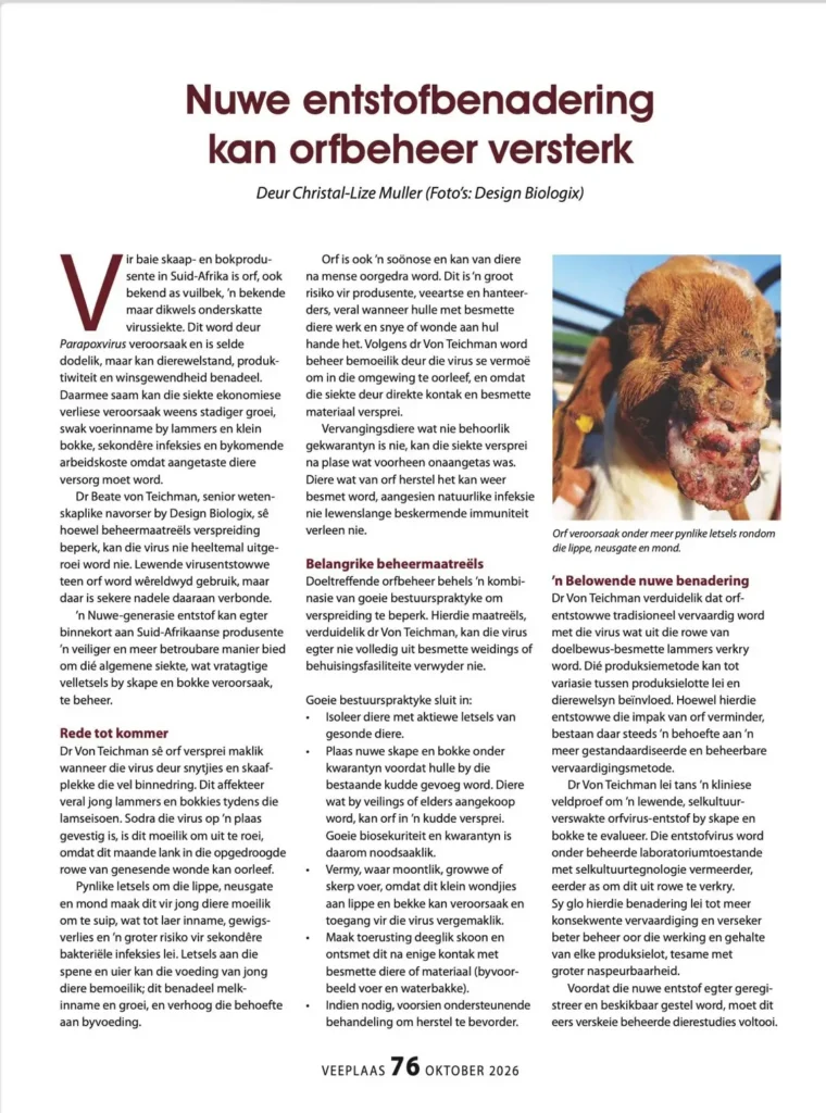Veeplaas Oktober 2026
